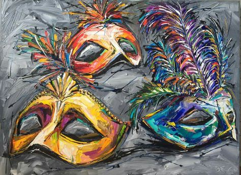 Carnival Painting Canvas, Carnival Drawing, Crown Painting, Carnival Art, Mask Painting, Silhouette Painting, Venetian Masks, Festival Inspiration, Carnival Themes