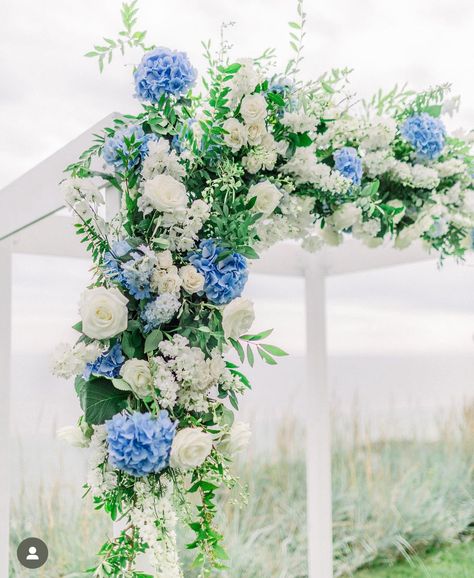 Alter Arch Flowers, Wedding Decorations Diy Centerpiece, French Blue Wedding, Diy Centerpiece, Photo Drop, Altar Arrangement, 2025 Wedding, Arch Flowers, Floral Swag