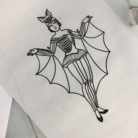 Bat Woman Tattoo, Bat Flash Tattoo, Buffy Tattoo, American Traditional Tattoo Ideas, Wrist Tattoo Designs, Traditional Tattoo Ideas, Bat Girl, Knuckle Tattoos, Bat Tattoo