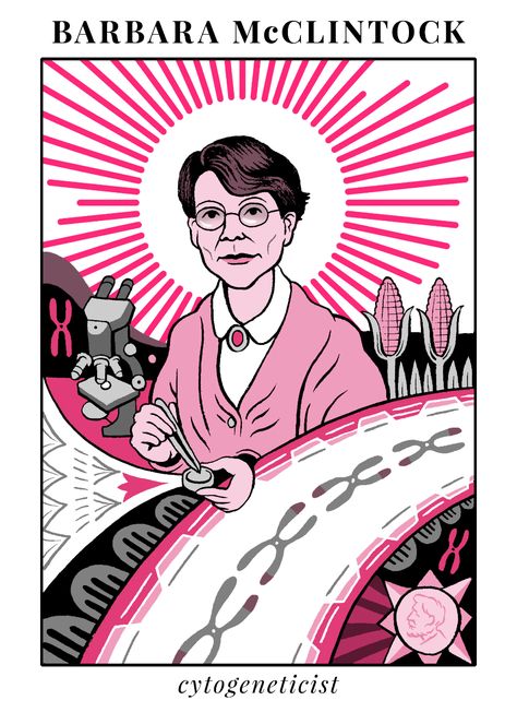 Barbara Mcclintock, James Watson, Rosalind Franklin, Cold Spring Harbor, Women In Science, Celebrate Women, Plant Breeding, Things Under A Microscope, Nobel Prize