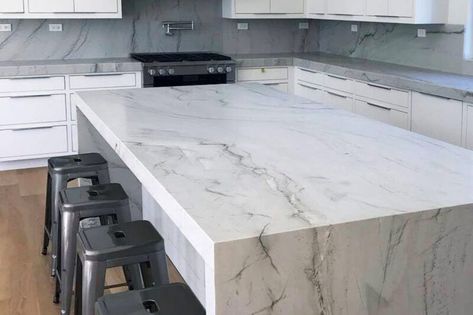 Mont Blanc Granite, Mont Blanc Quartzite, Travertine Countertops, Types Of Kitchen Countertops, Countertop Prices, Porcelain Countertops, Best Kitchen Countertops, Quartz Backsplash, Composite Sinks