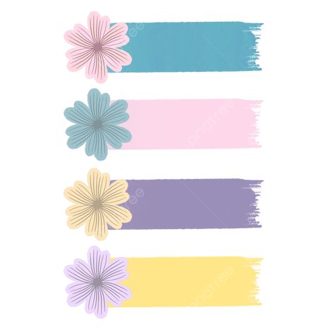 Flower Name Tags, Aesthetic Ornaments, Pink Flower Names, Purple Flower Names, School Labels Printables, Tags Png, Canva Aesthetic, Labels Printables Free Templates, Printable Tags Template