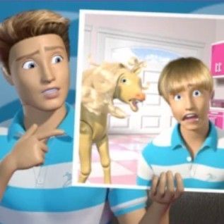 Barbie Funny, Blue Emoji, Barbies Pics, Anime Mobile, Reaction Pic, Barbie Life, Good Cartoons, Barbie Dream House, Cartoon Icons