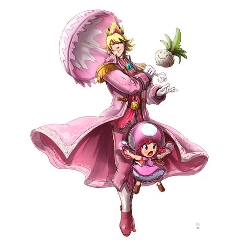 Prince Peach Genderbend, Prince Peach, Super Mario Bros Film, Princess Power, Mario Fan Art, Mario Stuff, Nintendo Super Smash Bros, Nintendo Princess, Nintendo Sega