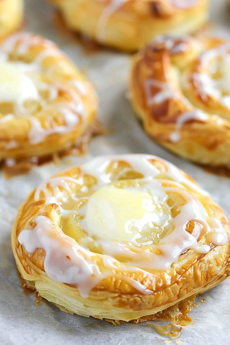 Cheese Danish Costco Cream Cheese Danish, Cheese Danish With Rhodes Rolls, Cheese Danish Filling Recipe, Sourdough Cream Cheese Danish, How To Make Cheese Danish, Puff Pastry Danish Cream Cheeses, Puff Pastry Cheese Danish, Cheese Danish Recipe From Scratch, Danish Recipe Puff Pastry