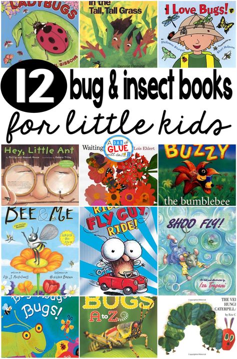 Here are our favorite 12 bug and insect books. via @dabofgluewilldo Preschool Folder, Homeschool Themes, Insect Study, Library Assistant, Stem Club, Bug Activities, Insect Unit, Insects Preschool, Bugs Preschool