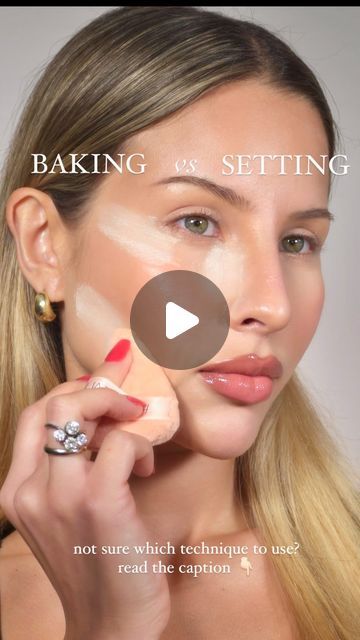 LETIZIA MARCONDES on Instagram: "baking vs setting ✨

both baking and setting involve using setting powder in your makeup routine, but they serve different purposes and have different application techniques. here’s a breakdown of the key differences:

Setting:
🤍 Goal: Controls shine and helps makeup last longer.
🤍 Technique: A light layer of setting powder is applied all over the face, focusing on areas prone to oiliness like the T-zone (forehead, nose, and chin).
🤍 Benefits: Reduces shine, extends makeup wear time, provides a smoother and more matte finish.
🤍 Suitable for: All skin types.

Baking:
🤍 Goal: Creates a high-coverage, ultra-matte finish, for a flawless, sculpted look.
🤍 Technique: A generous amount of setting powder is applied under the eyes. The powder sits for a few mi Baking Makeup, Combination Skin, Setting Powder, Makeup Routine, All Skin Types, Makeup Yourself, Makeup Tips, Concealer, Skin Types