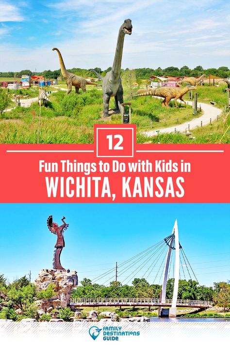 Dreaming about a family vacation to Wichita, KS and looking for things to do? We’re FamilyDestinationsGuide, and we’re here to help: Discover the most fun things to do in Wichita with kids - so you get memories that last a lifetime! #wichita #wichitathingstodo #wichitawithkids #wichitaactivities Wichita Falls Texas, Kids Things To Do, American Landscape, Wichita Kansas, Family Destinations, Wichita Ks, Family Friendly Activities, Recreational Activities, Fun Family Activities