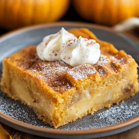 Indulge in a velvety Pumpkin Magic Custard Cake with layers of pumpkin, cinnamon, and a custard base, perfect for fall desserts. Magic Custard Cake Recipe, Pumpkin Custard Pie Recipe, Pumpkin Custard Pie, Cake With Layers, Pumpkin Magic, Magic Custard Cake, Custard Cake Recipes, Custard Pie Recipe, Pumpkin Custard