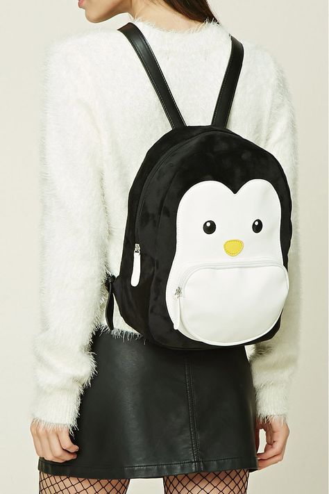 Penguin Backpack Penguin Design, Knapsack Bag, Kids Toys For Boys, Penguin Art, Penguin Love, White Backpack, Kawaii Accessories, Unicorn Print, Backpacking Packing