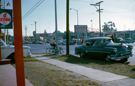 Escondido California, 1960s Cars, Chicano Art, Antique Shop, Oil Company, Street Scenes, Antique Shops, Gas Station, Old Skool