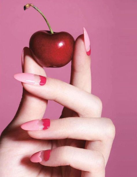 cherry themed nail art Nail Model Photography, Nail Photoshoot Ideas, Nail Photoshoot, Fruity Nails, Get Rid Of Tan, Nail Photography, Fall Nail Trends, Hand Photography, Skin Lightening