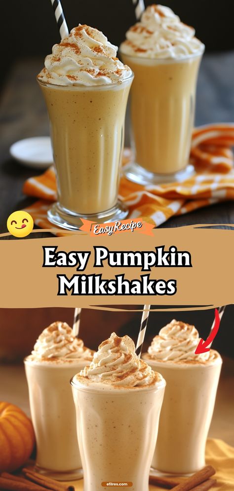 Fall Milkshake Recipes, Pumpkin Spice Milkshake Recipe, Pumpkin Pie Milkshake Recipe, Pumpkin Pie Milkshake, Pumpkin Milkshake Recipe, Pumpkin Spice Milkshake, Pumpkin Shake, Pumpkin Milkshake, Milkshake Recipe Easy