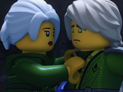 Llorumi Ninjago, Sons Of Garmadon, White Hair, Lego Ninjago, Girl Hairstyles, Lego