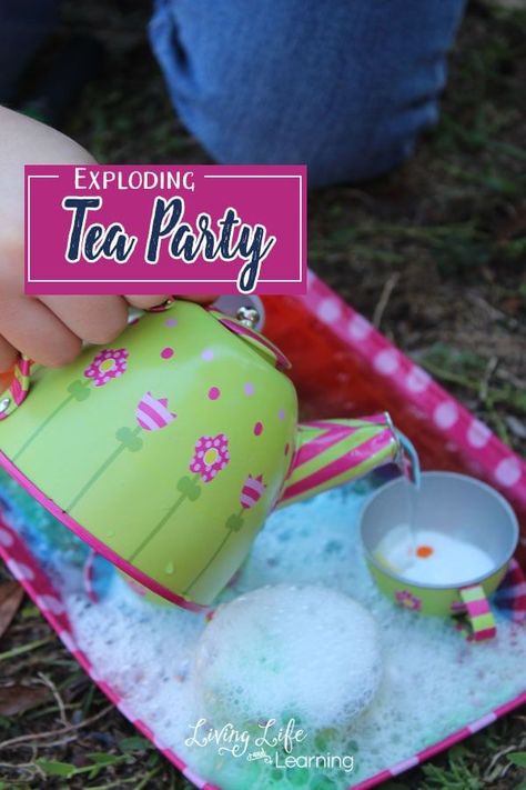 Messy Science, Tea Party Activities, Ava Marie, Girls Crafts, Kids Tea Party, Tea Crafts, Happy Child, Homeschool Board, Homeschool Tips