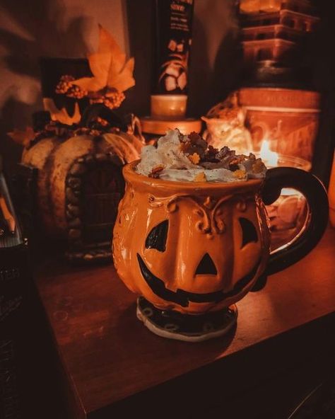 A Pumpkin, Decor Ideas, Mug, Candles, Bedroom, Halloween