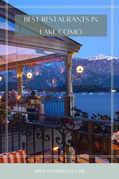 Lenno Lake Como, Rome To Lake Como, Honeymoon In Lake Como, Lake Como In September, Best Restaurants In Bellagio Italy, Bellagio Restaurants Lake Como, Things To Do In Lake Como, Lake Como Dinner, Lake Como Outfit Ideas