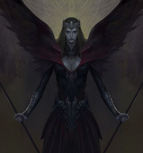 ArtStation - Nemesis, Eavon Chou Angel Of Vengeance, Female Human, Worship, Batman, Character Design, Art Design, Angel, Fictional Characters, Art