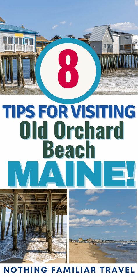 Maine Old Orchard Beach Maine, East Coast Vacation, England Travel Guide, Visit Maine, Southern Maine, Old Orchard Beach, New England Road Trip, Maine Vacation, New England States