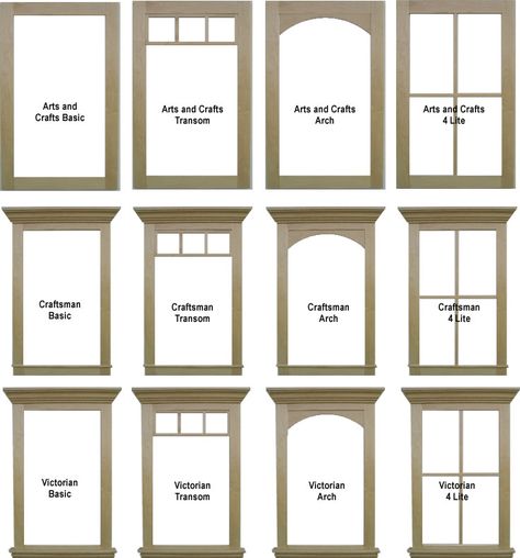 window casing and window comparisons Exterior Window Trim Ideas, Window Trim Ideas, Craftsman Style Windows, Exterior Window Trim, Window Casement, Types Of Windows, Interior Window Trim, Exterior Window, Trim Ideas