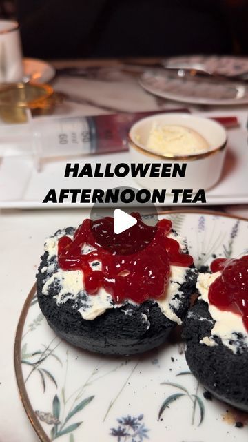 Brunch by Tube 🚇 London Food on Instagram: "🎃🧡 SPOOKY SEASON IS HERE 🧡🎃

Halloween themed afternoon tea at the gooorgeous Roast 😍 love how they’ve decorated the restaurant, the theming is on point 👌🏽

They’ve turned the scones black, you pipe the jam from a syringe, and there are even Halloween themed cocktails! 

Highly recommend this for a fun, spooky and yummy experience! ✨ 

📌 Roast, London Bridge Station 

INVITE" Halloween Themed Cocktails, Tube London, Themed Cocktails, The Jam, London Food, London Bridge, The Restaurant, Spooky Season, Scones