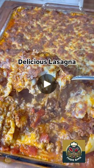 13K views · 179 reactions | Delicious Lasagna Yummy!!!
Recipe by @mealsbydesha2 

#lasagna #lasagnarecipe #homemadelasagna #foodie #atlfoodie #dinner #dinnerrecipes #dinnerinspiration #dinnerideas #explore #foryou #foodstagram #foodlover #instafood #recipes #recipeshare #recipeoftheday #letscook #letseat #goodfood #yummyfood #deliciousfood #goodeats #homesdedood #homemadexooking #cookingathome | FoodieBawse Lasagna Recipe Videos, Delicious Lasagna, Best Lasagna Recipe, Beef Lasagna, Homemade Lasagna, Dinner Inspiration, Recipe Videos, Lasagna Recipe, Italian Food