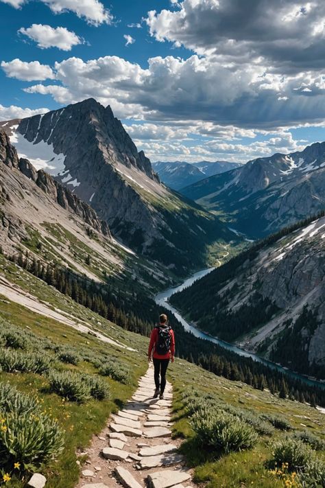 🏞️ Unveiling the Best Hiking Trails in the Beartooth Mountains 🥾 Canada Vision Board, Travel Magazine Design, Pnw Camping, Western Road Trip, Moody Coastal, Hiking Mountains, Mountain Trail, Hiking Destinations, Camping Lovers