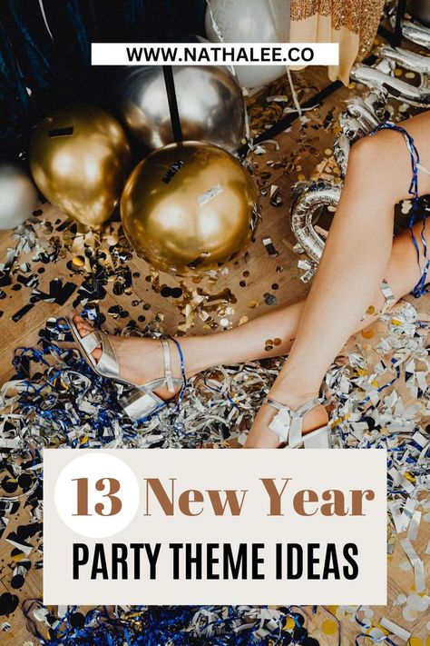 As a host, here are 13 of the best new year party themes that your guests will love! Nye Theme Ideas, January Theme Party, New Year’s Party Theme, New Year’s Eve Theme, New Year Party Theme Ideas, Formal Themes Ideas, New Year’s Eve Party Theme Ideas, New Years Theme Party Ideas, Nye Theme Party Ideas