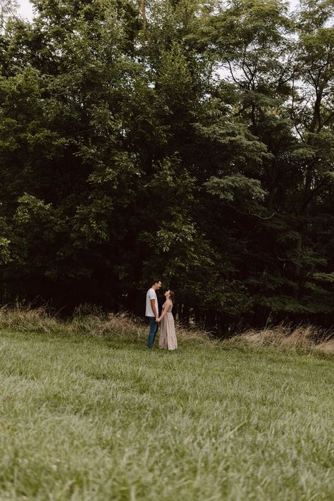 Cloudy day Engagement session in Queeny Park, STL MO. Grainy couple photos in a beautiful field. Cloudy Day, St Louis, Engagement Session, Engagement Photos, Couple Photos, Photographer, Photography