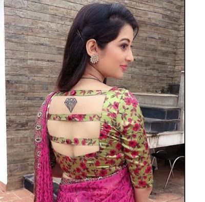 Simple Blouse Back Design Latest Fashion Blouse Designs, Plain Blouse Designs, Lace Blouse Design, Blouse Designs High Neck, Best Blouse Designs, Backless Blouse Designs, Fashionable Saree Blouse Designs, Blouse Back Neck Designs, Blouse Design Images