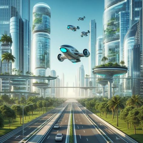 Future Technology Concept, Eco City, Passive Design, Sustainable City, Welcome To The Future, Spaceship Design, Fantasy Places, Water Resources, Futuristic City