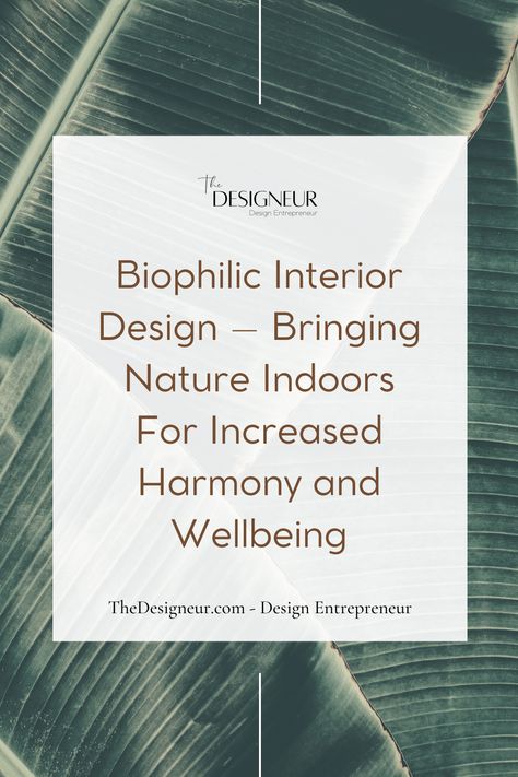 If you’re looking to bring more nature into your home, biophilic design might be just what you need. Biophilic design is the practice of incorporating natural elements into interior design to create a more harmonious and calming environment. Biophilic Residential Design, Elemental Interior Design, Biophilic School Design, Water Interior Design, Biophilia Interior Design, Plant Bar, Texture Interior Design, Biophilic Interior, Biophilic Architecture