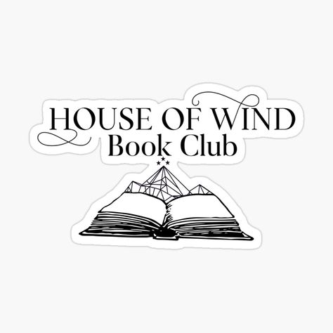 Get my art printed on awesome products. Support me at Redbubble #RBandME: https://www.redbubble.com/i/sticker/House-of-Wind-Book-Club-A-Court-of-Silver-Flames-by-CelCreations/83601020.EJUG5?asc=u Nesta Acosf, House Of Wind, Nesta Archeron, Bookish Quotes, A Court Of Silver Flames, Kindle Stickers, Silver Flames, Book Merch, Buy House