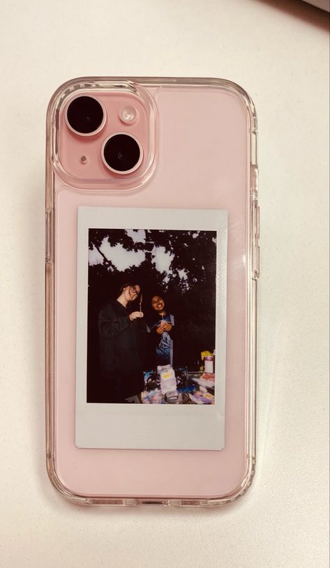 Iphone13 Phone Case, Polaroid Behind Phone Case, Pretty Phone Cases Iphone 13, Iphone 13 Cases Clear, Iphone 13 Pink Clear Case, Pink Iphone With Clear Case, What To Put On The Back Of Your Phone Case, Phone Cases For Pink Iphone 13, Clear Phone Case With Polaroid