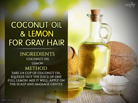 Grey Hair Remedies, Health Coconut Oil, Coconut Oil Shampoo, Reverse Gray Hair, Oil For Curly Hair, Coconut Oil Hair Growth, Coconut Oil Hair Mask, Coconut Oil Uses, Benefits Of Coconut Oil