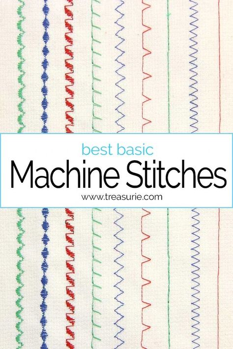 Basic Sewing Machine, Sewing Machine Beginner, Machine Stitches, Sewing Machine Stitches, Colorful Hairstyles, Janome Sewing Machine, Overlock Machine, Random Crafts, Sewing Machine Basics