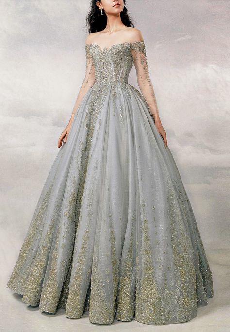 The Atelier Couture, Ball Gowns Fantasy, Evermore Fashion, Pretty Quinceanera Dresses, Gowns Dresses Elegant, Royal Dresses, Fantasy Dresses, Princess Ball Gowns, Queen Dress