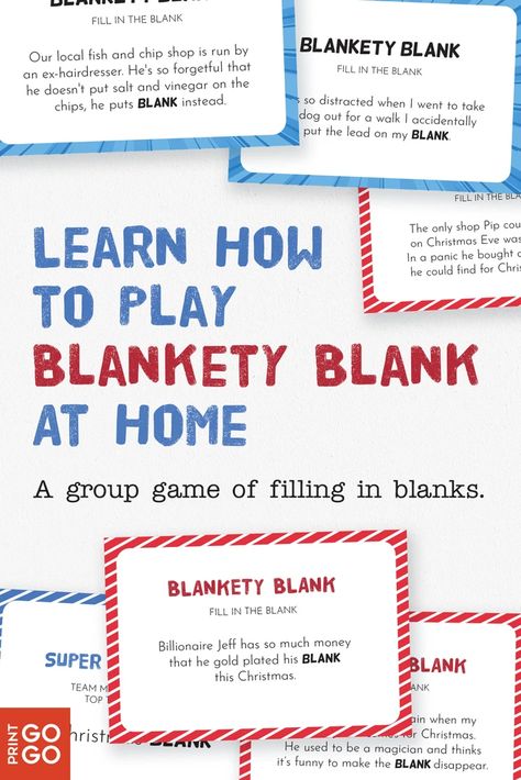 Learn How to Play Blankety Blank At Home Blankety Blank, Christmas Quiz, Fish And Chip Shop, Family Party Games, Family Get Together, Group Games, Perfect Game, Family Game, Fun Family