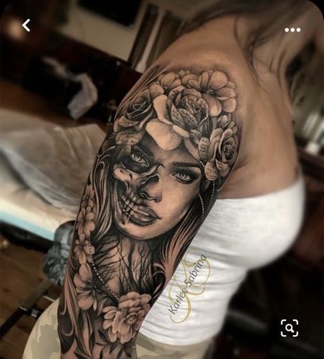 Arm Tattoo Realistic, Yg Rapper, Day Of The Dead Tattoo, 2024 Tattoo, Girl Face Tattoo, Special Tattoos, Dreamy Artwork, Tattoo Arm, Butterfly Tattoos