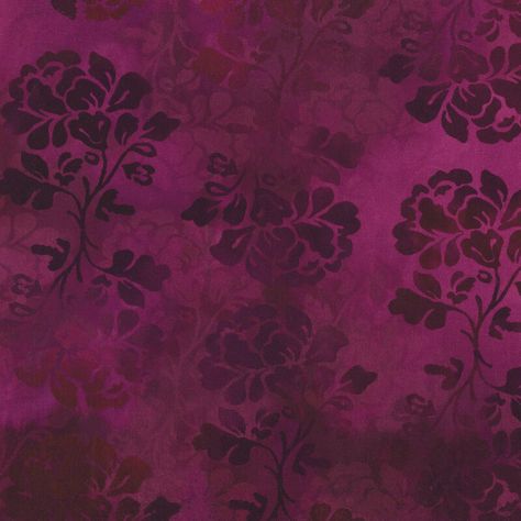 Prism by Jason Yenter for In the Beginning is a brilliantly diverse collection with subtle details and colors, giving the abstract designs depth and allure. This moody purple mottled fabric features an overlay of variegated silhouetted roses for an elegant look subtle enough to partner with the fabric featured in your project, and bold enough to stand out! Try these roses in your next project for a pop of color with beautiful details. Width: 43"/44" Material: 100% cotton Swatch Size: 8" x 8" Red Purple Room, Jewel Tone Aesthetic, Red And Purple Aesthetic, Moody Purple, Roses Purple, Reddish Purple, Purple Shades, Mazzy Star, Dark Magenta