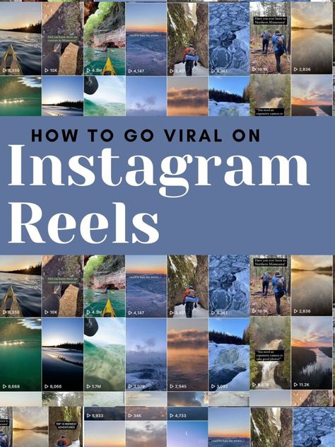 Text 'how to go viral on instagram reels' over grid of different reels including several reels with over one million views Instagram Reel Ideas, Instagram Insights, Beauty Hacks Skincare, Social Media Photography, Reels Instagram, Photography Basics, Going Viral, Take Better Photos, How To Go