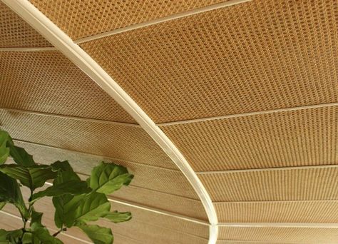 Texture Ceiling, Woven Ceiling, Rattan Ceiling, Bamboo Ceiling, Ceiling Trim, Cane Webbing, Sustainable Building Materials, Gastro Pubs, Ceiling Texture