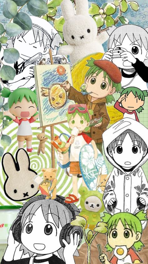 enjoy everything :) #yotsuba #yotsubato #juraliminkowai #manga #green Yotsuba Core, Yotsuba Aesthetic, Yotsuba Koiwai Wallpaper, Yotsuba Wallpaper, Yotsuba Koiwai, Yotsuba Manga, Silly Girls, Good Manga, Character Study