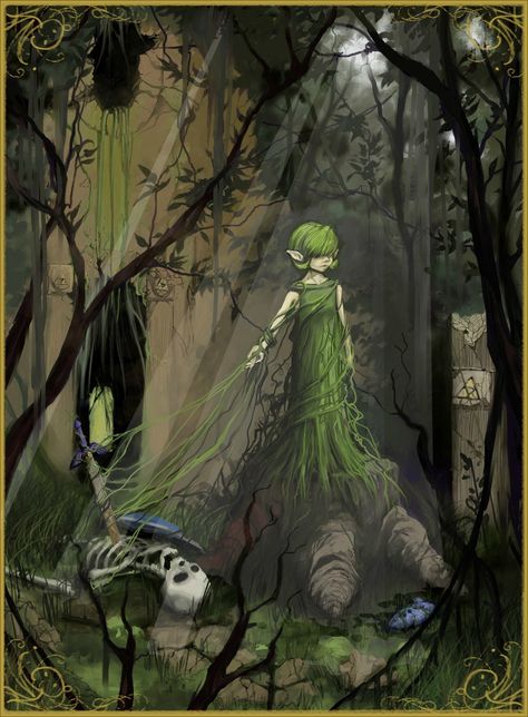 The Lost Woods #LegendofZelda Artwork Lost Woods, Kakariko Village, Princesa Zelda, Wind Waker, Link Zelda, Zelda Art, Ocarina Of Time, Legend Of Zelda Breath, Zelda Breath