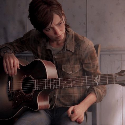 Tlou Icons, Ellie Icons, Ellie Williams Icons, The Last Of Us Game, Last Of Us Game, Guitar Aesthetic, Ellie The Last Of Us, Joel And Ellie, Ellie Tlou