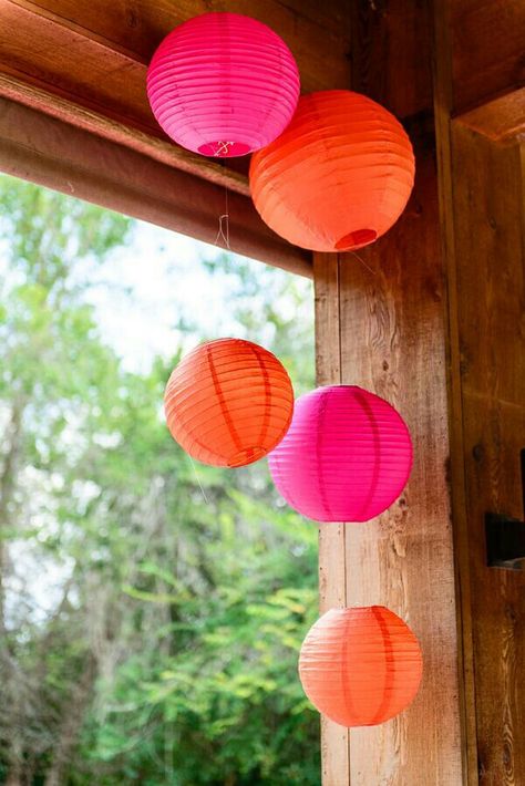 Orange Pink Party Theme, Pink And Orange Birthday Decorations, Pink And Orange Decorations, Pink And Orange Party Decor, Hot Pink And Orange Party Decorations, Orange Pink Party, Pink And Orange Party Decorations, Pink Orange Party, Pink And Orange Birthday