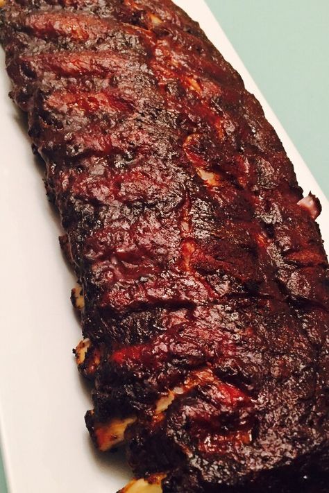 American Ribs Recipe, Babyback Pork Ribs Oven Baked, Baby Back Ribs In Oven, Oven Baked Ribs Recipe, Oven Baked Baby Back Ribs, Rub For Pork Ribs, Dry Ribs, Back Ribs In Oven, Barbeque Ribs