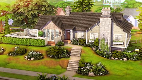 Sims 4 Speed Build, How To Split, Split Level House, Sims 4 House Design, Minecraft Inspo, Sims House Plans, Willow Creek, Minecraft Creations, Sims 4 Build