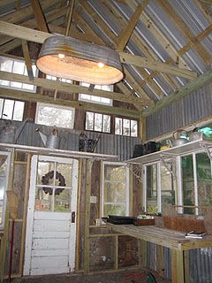 Barn Light Furniture Top View, Tub Lighting, Bucket Ideas, Galvanized Tub, Potting Sheds, Old Windows, Potting Shed, Barn Lighting, Kew Gardens