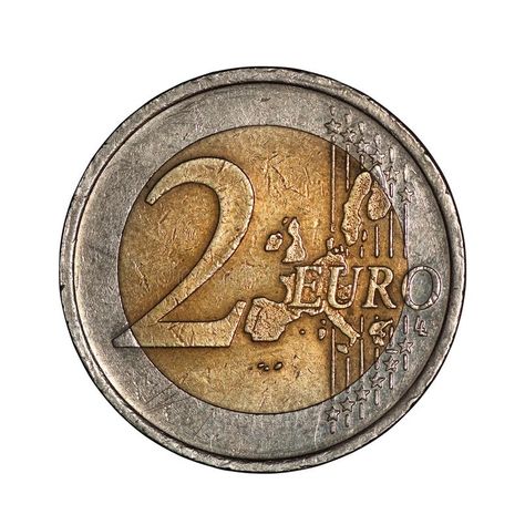 Two euro coin. On white background , #AFF, #coin, #euro, #white, #href, #background #ad Euro Coins, Wall Art Designs, White Background, Coin, Stock Images, Design Ideas, Art Design, Wall Art, Wall